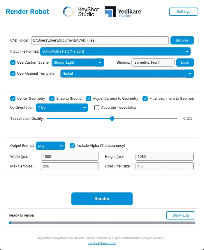 Main Application Window