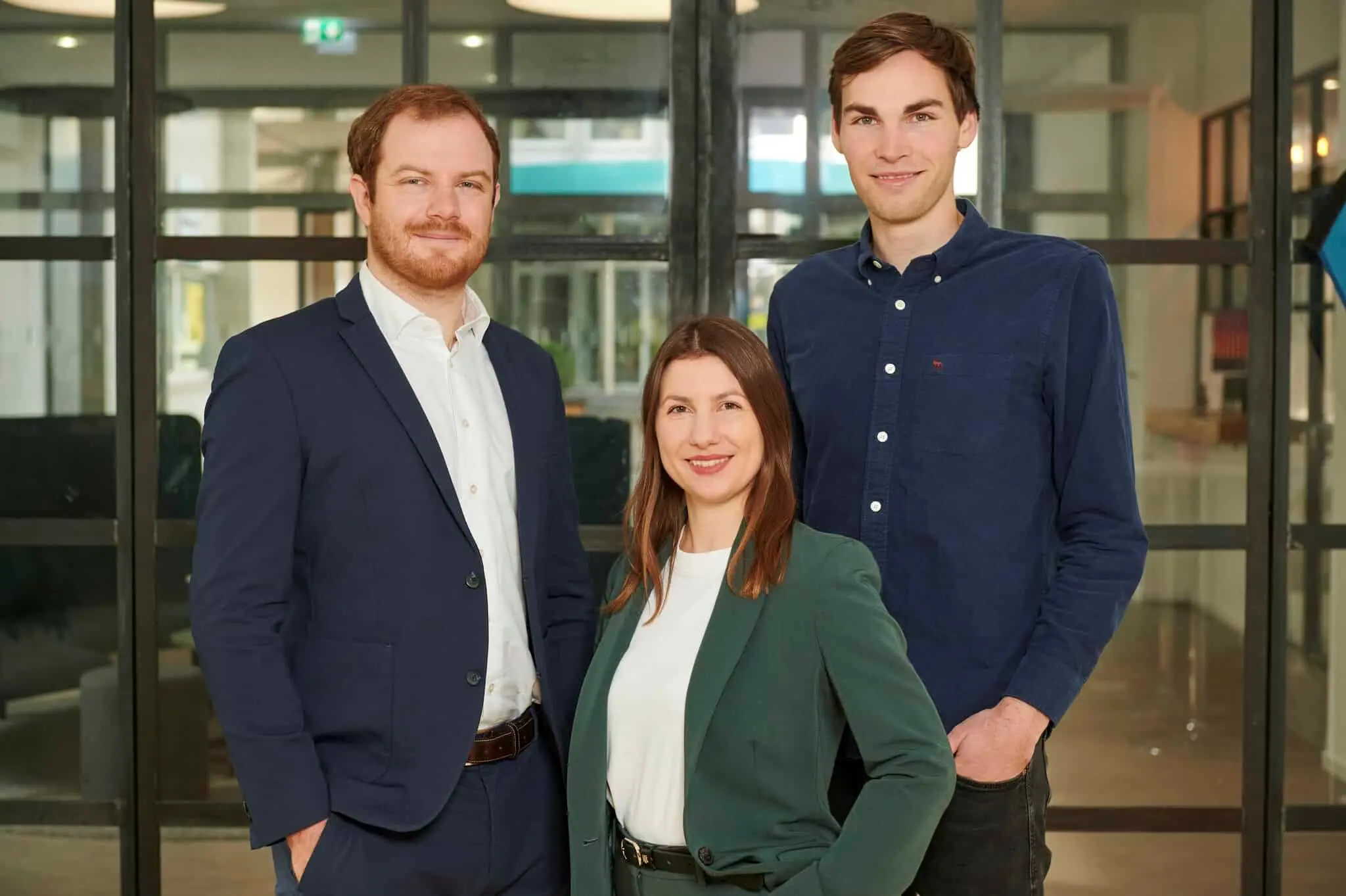 Organifarms'ın Yöneticileri (Dominik Feiden, Hannah Brown, Marian Bolz)