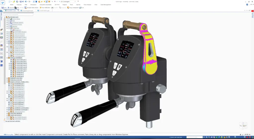 Solid Edge'de B-rep ve Mesh geometrilerinin bir arada kullanımı