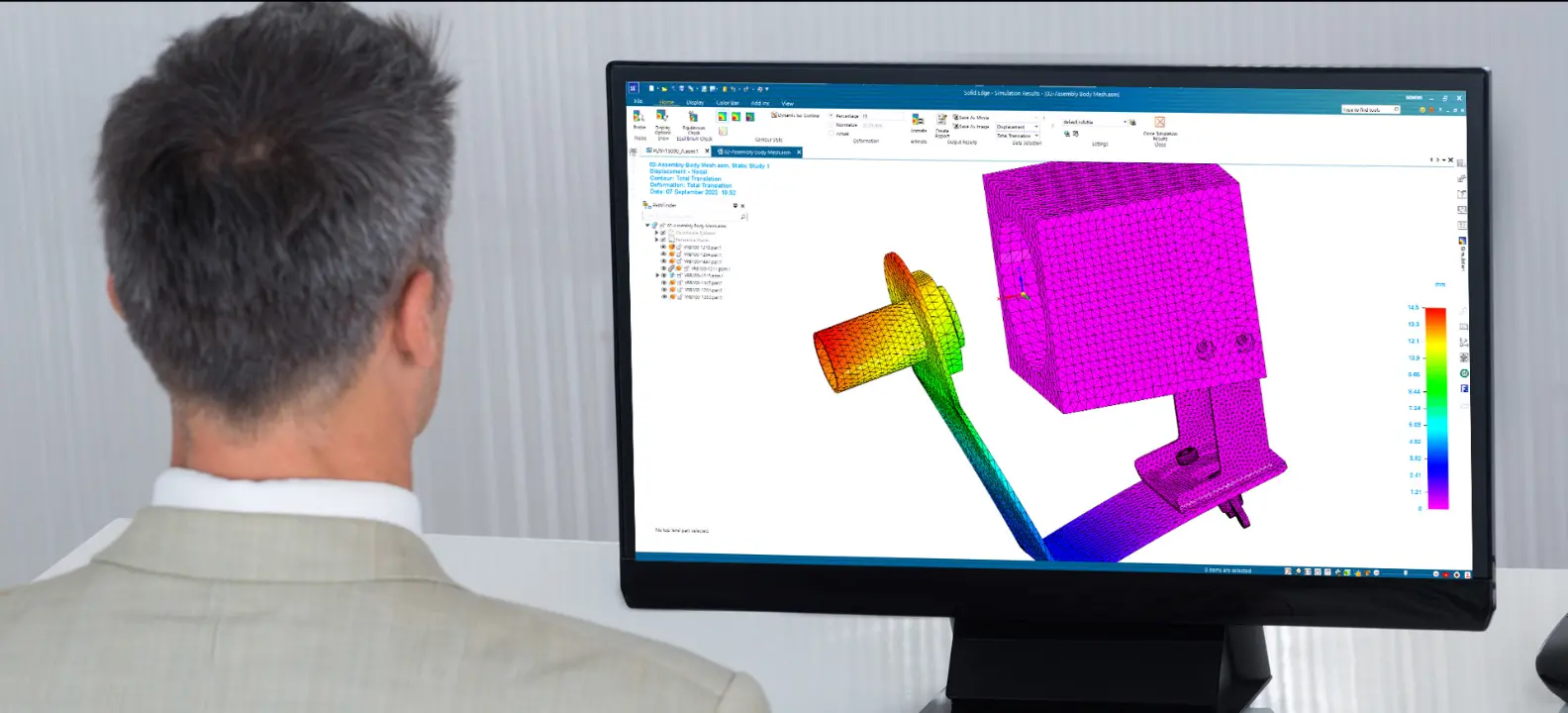 Solid Edge Simulation Optimizasyon Arayüzü
