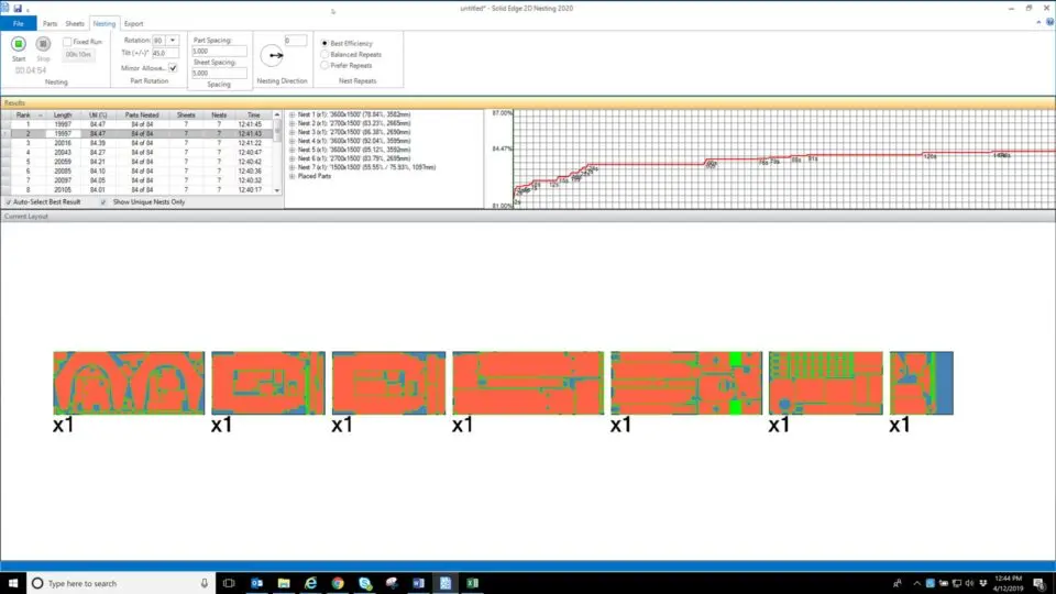 Solid Edge 2D Nesting ile Optimize Edilmiş Parça Yerleşimi