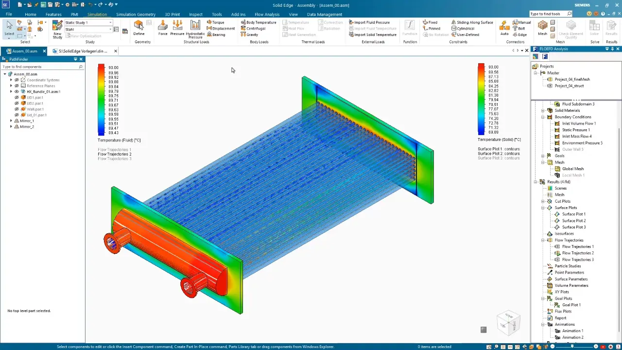 Solid Edge'de Parça Stres Analizi